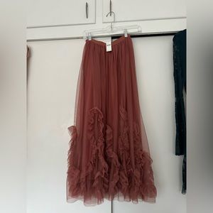 Anthropologie Tulle Skirt
